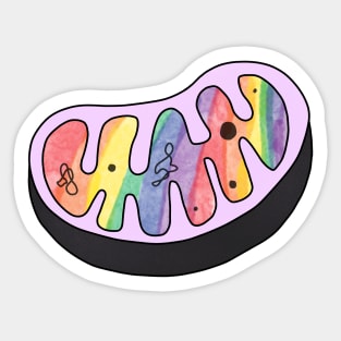 LGBTQ Mitochondria Powerhouse Sticker